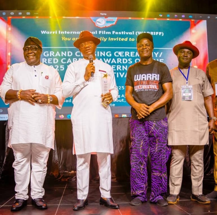 Oborevwori Honoured At Debut Warri Film Festival For Transforming Creative Sector